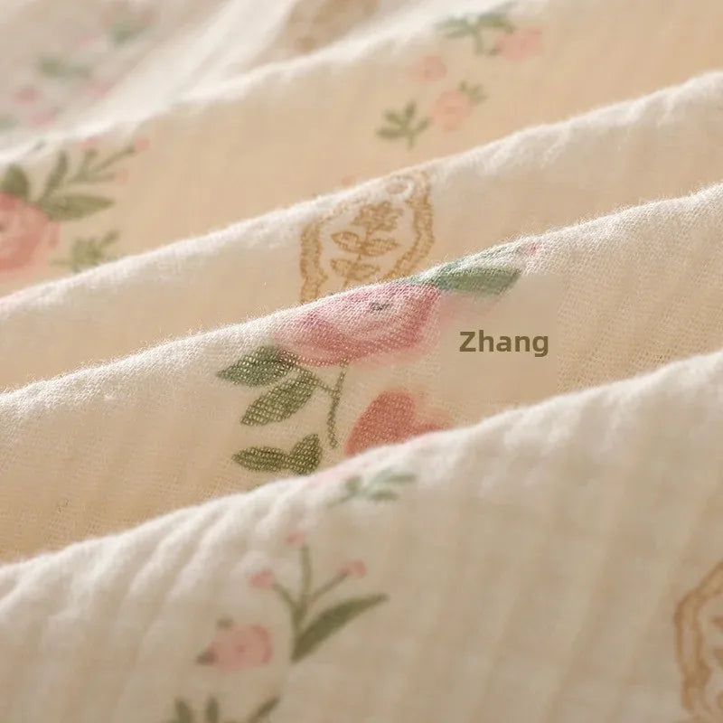 Women’s Cotton Summer Nightgown | جلابية بيت قطنية صيفي - Vine Print