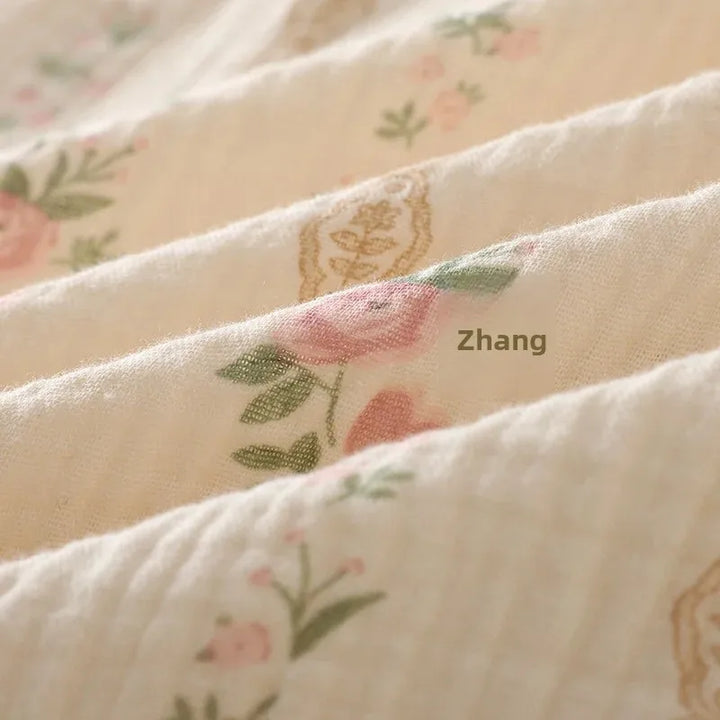 Women’s Cotton Summer Nightgown | جلابية بيت قطنية صيفي - Vine Print