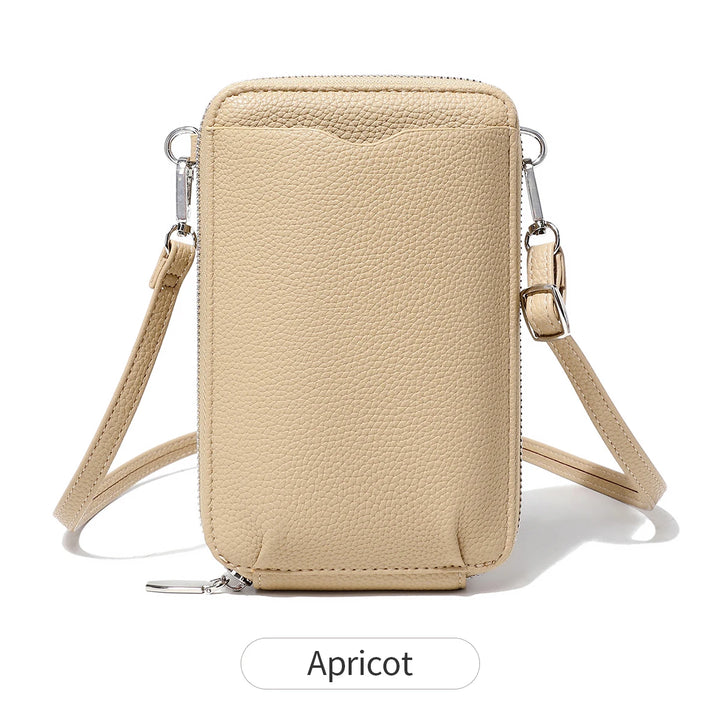 Women’s Minimalist PU Crossbody Phone Bag | حقيبة هاتف نسائية كروس بودي بتصميم بسيط