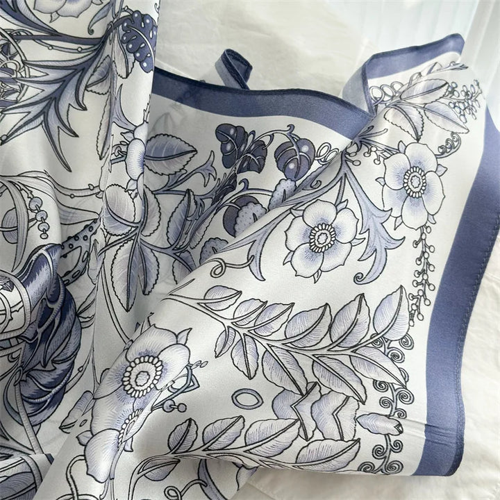 Women’s Pure Silk Printed Scarf