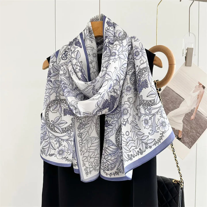 Women’s Pure Silk Printed Scarf