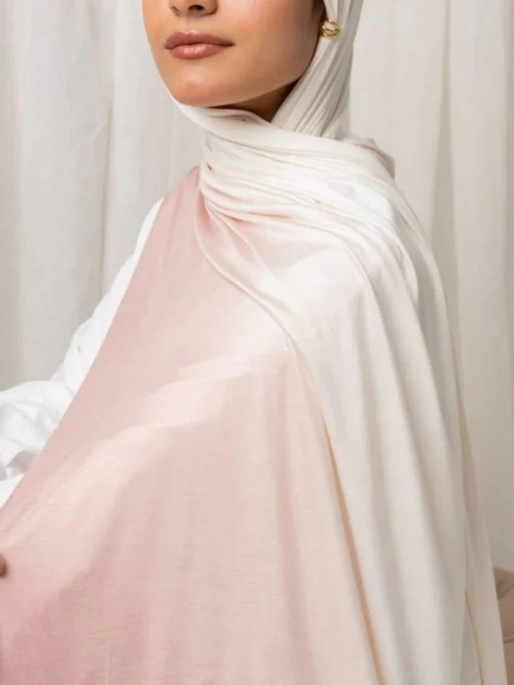 Women’s Ombré Jersey Hijab Scarf | Soft Everyday Drape