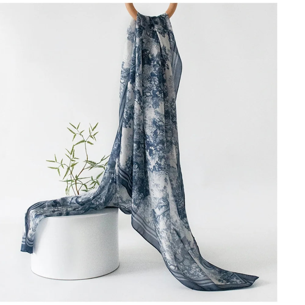 Women’s Silk Shawl | Elegant Artistic Lightweight Drape