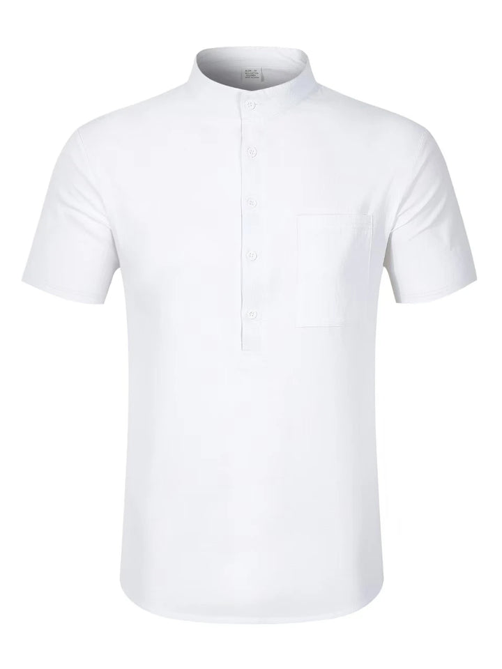 Men’s Summer Beach Set | Casual Short Sleeve Shirt & Shorts Outfit