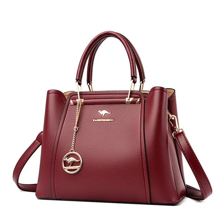 Women’s Three-Layer Shoulder Bag | Large Capacity Crossbody Tote