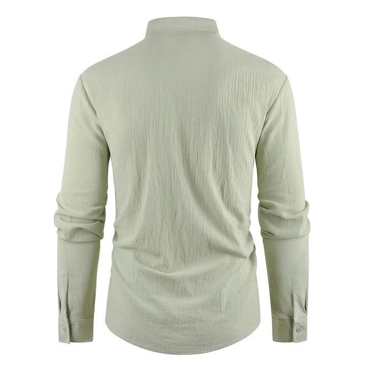 Men’s Cotton Linen Vintage Shirt | Relaxed Summer Style