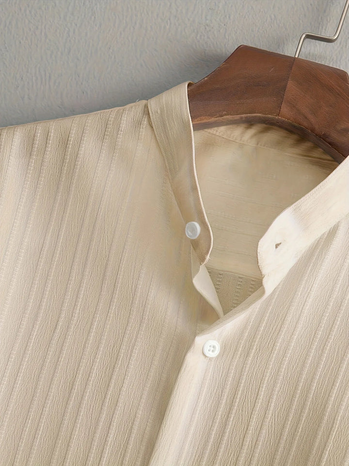 Men’s Summer Casual 2-Piece Set | Short Sleeve Shirt & Relaxed Pants
