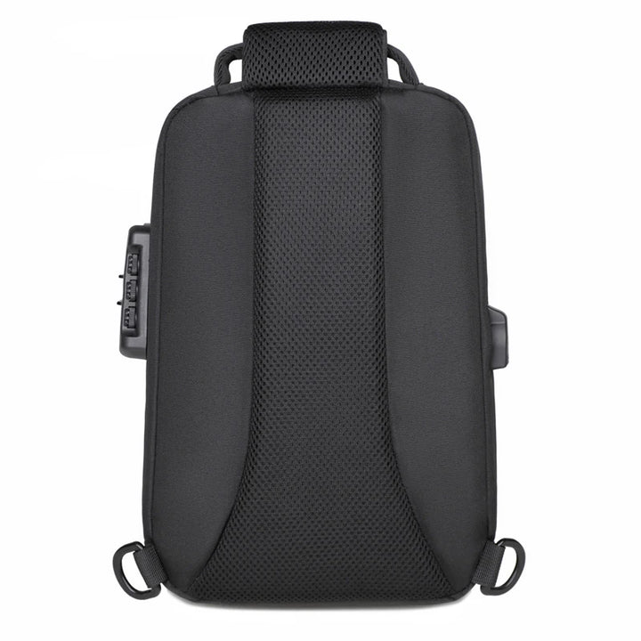 Men’s Anti-Theft USB Chest Bag | حقيبة صدر رجالية مضادة للسرقة مع USB