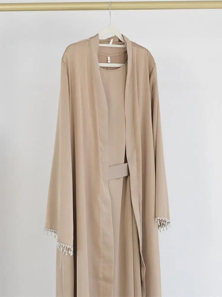 The Draped Kimono Abaya Set