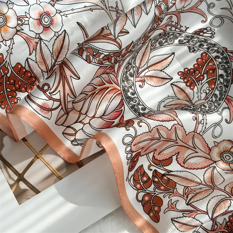 Women’s Pure Silk Printed Scarf
