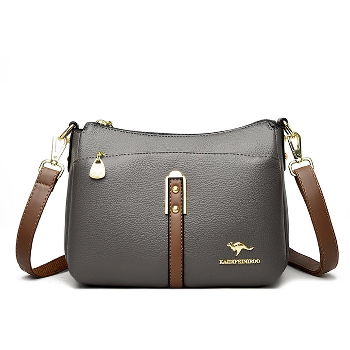 Women’s Three-Layer Shoulder Bag | Elegant Soft Crossbody