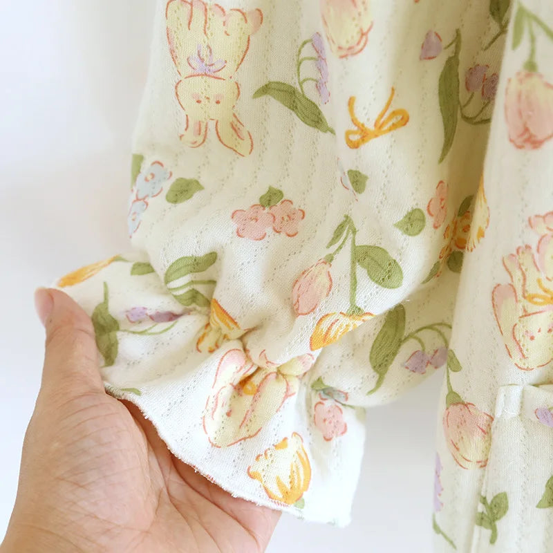 Women’s Cotton_Lounge_Active | بيجاما قطنية نسائية للبيت - Floral