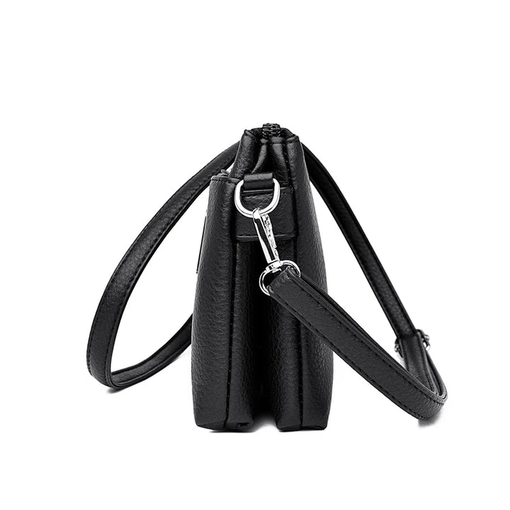 Women’s Solid Shoulder Crossbody Bag | حقيبة كتف نسائية عملية
