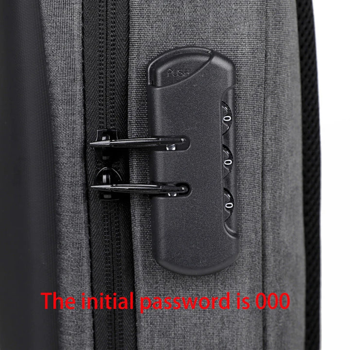 Men’s Anti-Theft USB Chest Bag | حقيبة صدر رجالية مضادة للسرقة مع USB