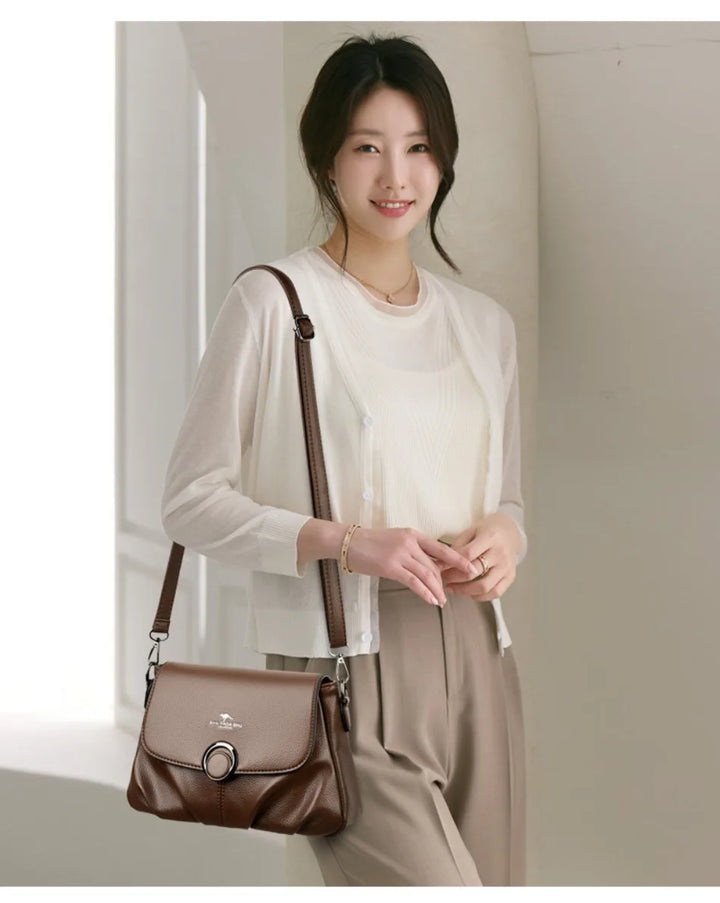 Women’s Soft PU Shoulder Crossbody Bag | حقيبة كتف نسائية ناعمة