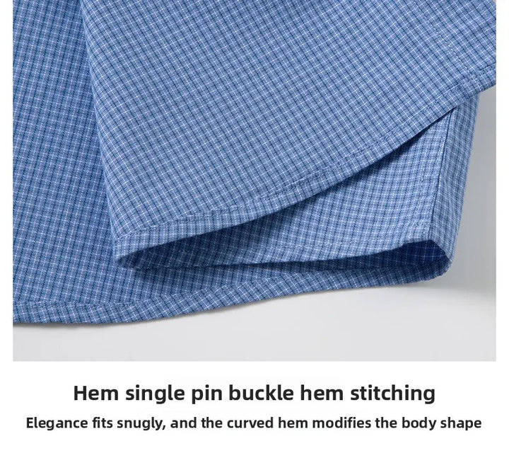 Men’s Plaid Cotton Shirt | Smart Casual Everyday Style