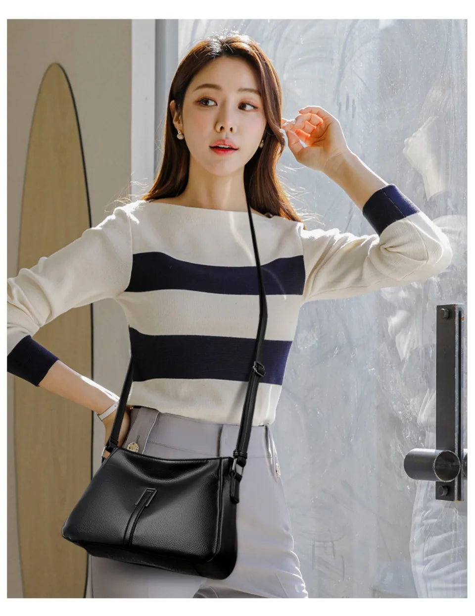 Women’s Luxury Soft Shoulder Bag | حقيبة كتف نسائية فاخرة