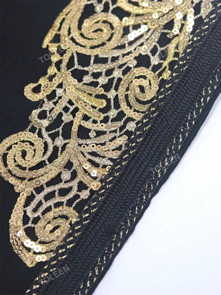 Women’s Outfit Set | Plus Size Sequin Lace Formal Occasion Design