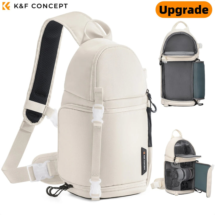 Men’s Waterproof Camera Sling Backpack 10L | حقيبة كاميرا رجالية مقاومة للماء 10 لتر