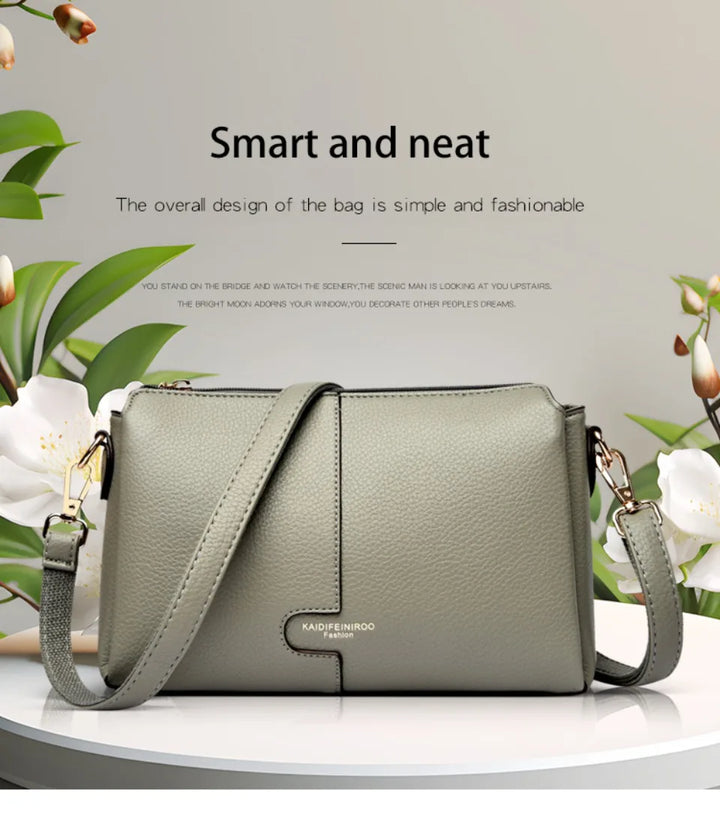Women’s Soft Leather-Look Shoulder Bag | Elegant Summer Crossbody