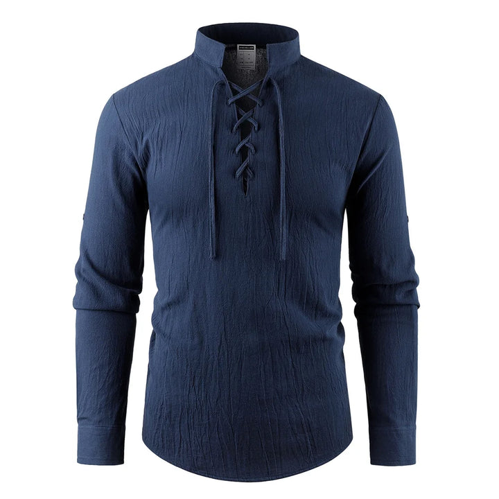Men’s Cotton Linen Vintage Shirt | Relaxed Summer Style