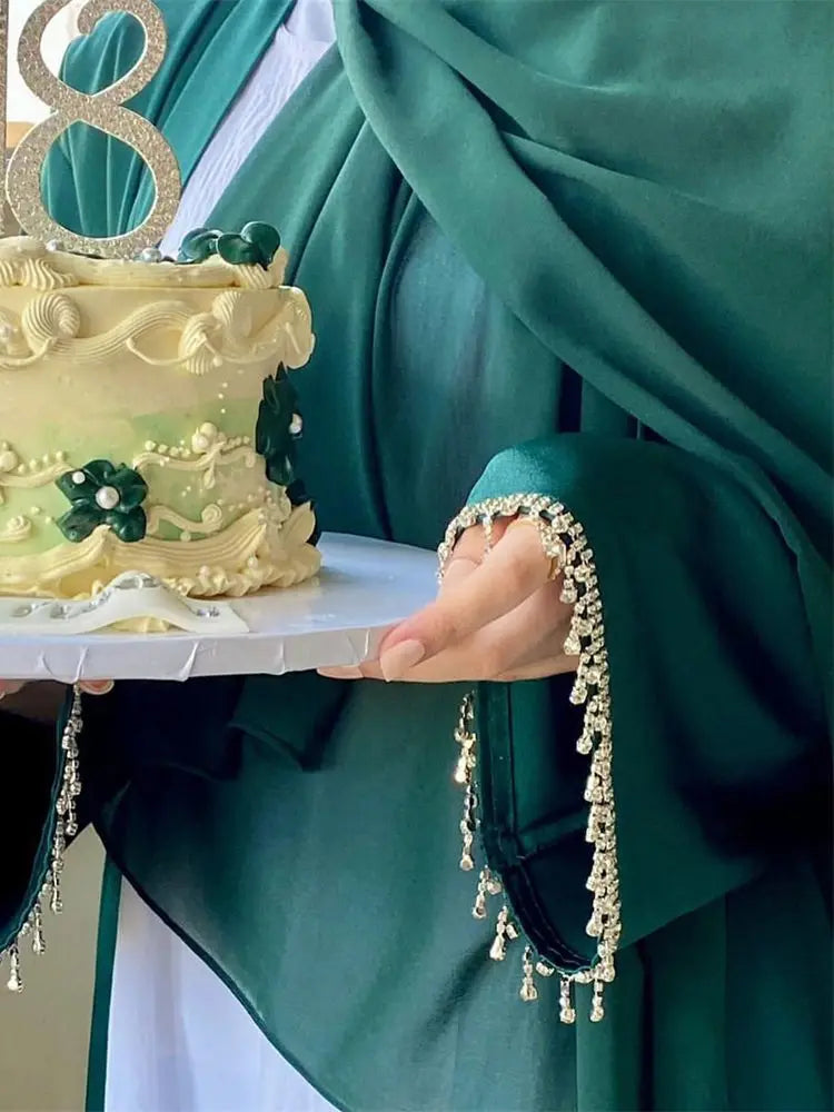 The Draped Kimono Abaya Set