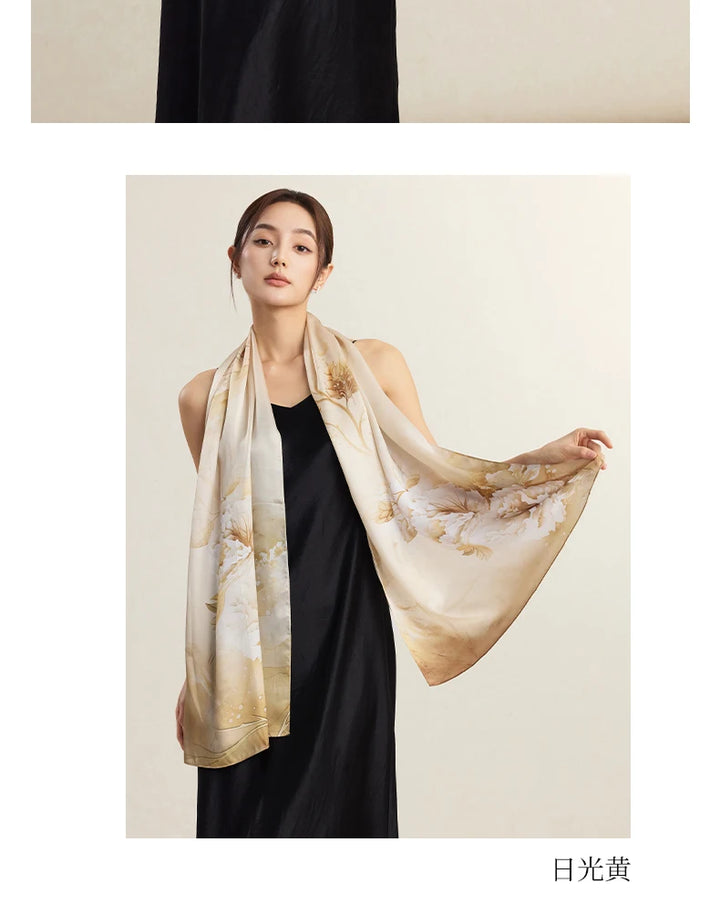 Women’s Silk Shawl | Elegant Gift-Worthy Long Drape