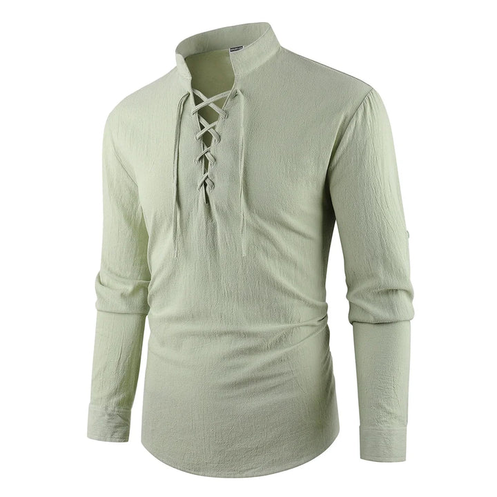 Men’s Cotton Linen Vintage Shirt | Relaxed Summer Style