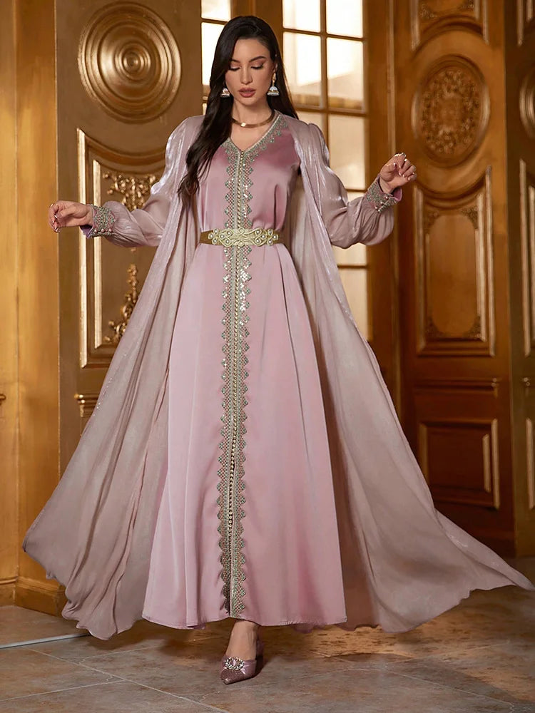 Women’s Dress | Floral Appliqué Elegant Occasion Design