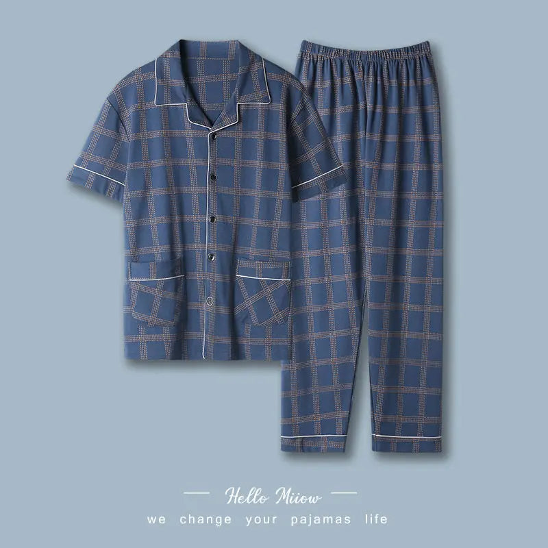 Men’s Cotton Pajamas Set | Comfortable Everyday Sleepwear