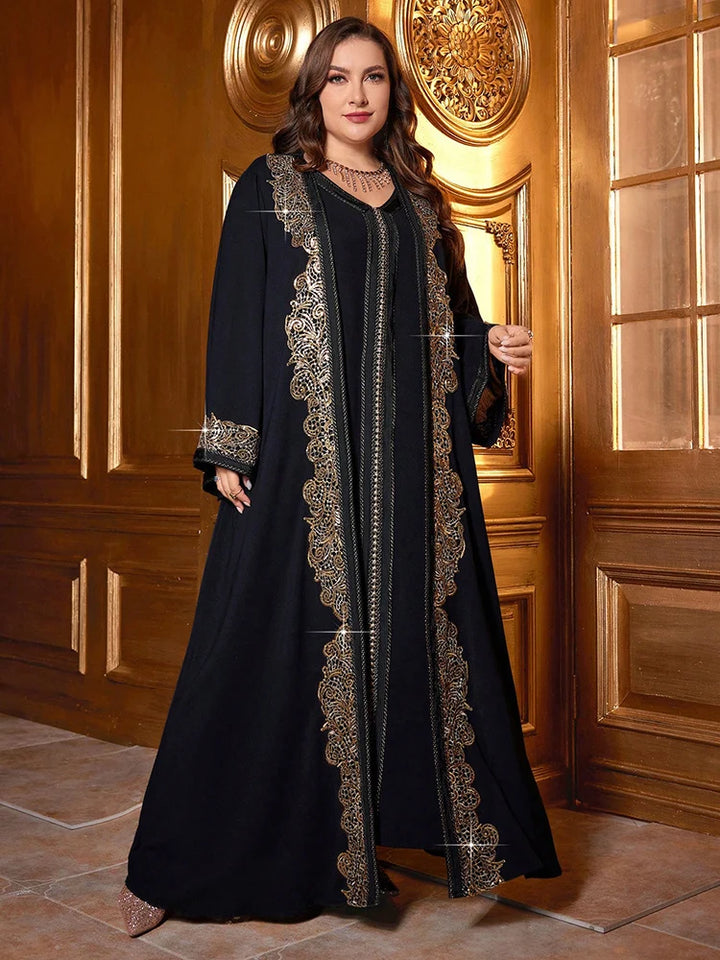 Women’s Outfit Set | Plus Size Sequin Lace Formal Occasion Design