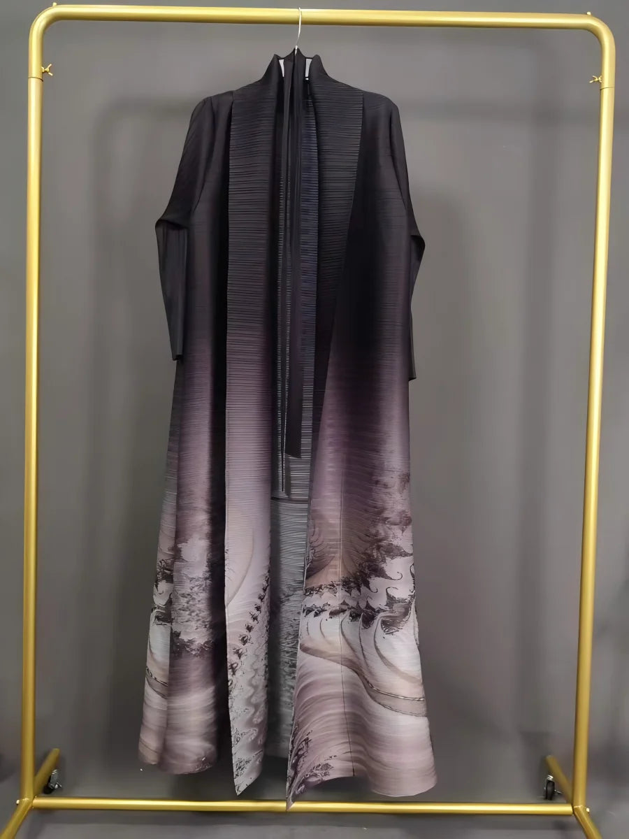 Muslim Abaya Robe, Middle Eastern Loose-fitting Ramadan Dress, Elegant and High-End Long Dress for Spring/Summer