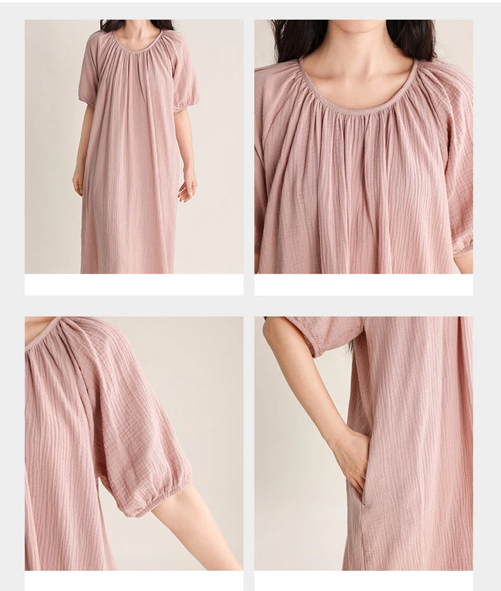 Women’s Cotton Summer Home Jalabiya | جلابية بيت نسائية قطنية صيفية