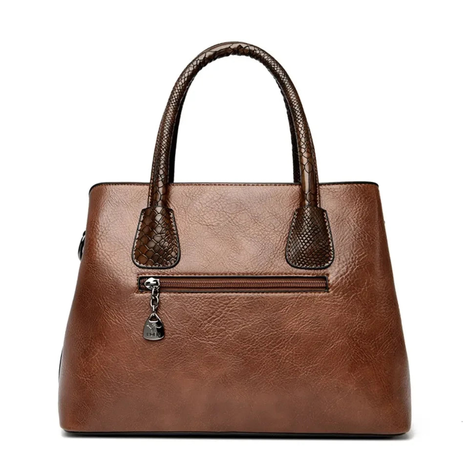 Women’s Patchwork Shoulder Bag | Large Capacity Crossbody Tote