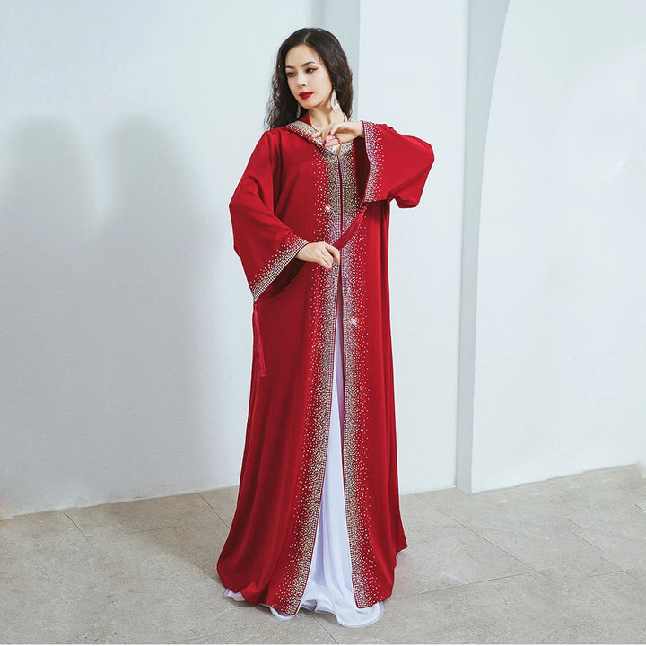 Women’s Regal Hooded Cape Abaya | عباءة كاب ملكية بغطاء رأس