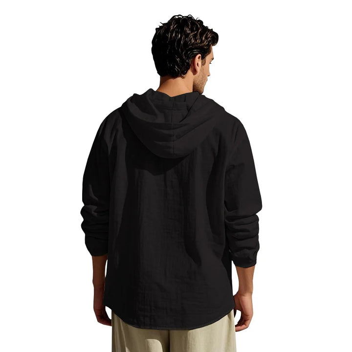 Men’s Linen Shirt & Pants Set | Breathable Relaxed Fit