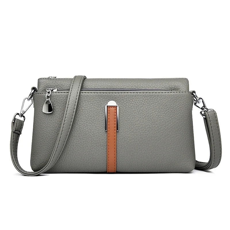 Women’s Solid Shoulder Crossbody Bag | حقيبة كتف نسائية عملية