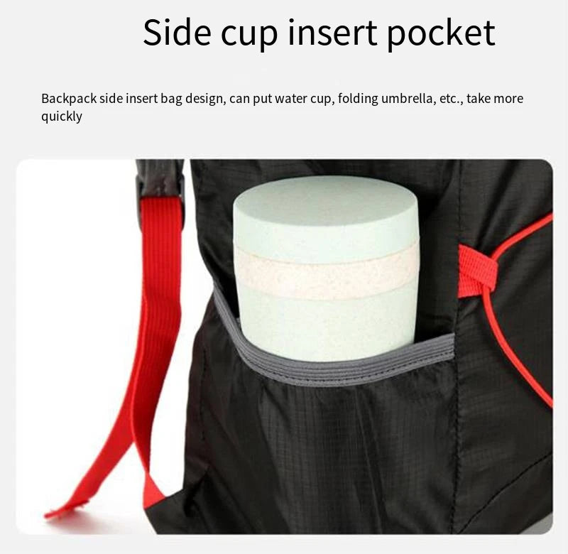 Men’s Lightweight Foldable Travel Backpack | حقيبة ظهر رجالية خفيفة قابلة للطي