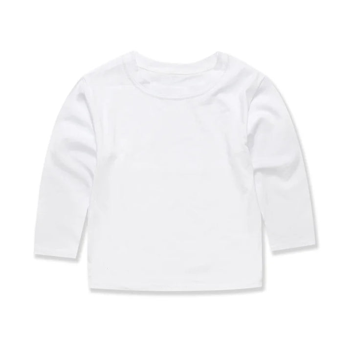 Kids’ Cotton Long Sleeve T-Shirt 2–14Y | تيشيرت أطفال قطني طويل الأكمام لعمر ٢–١٤ سنة