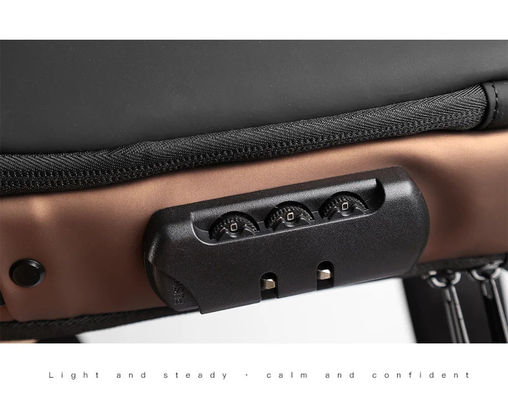 Men’s Anti-Theft Oxford Sling Chest Bag | حقيبة صدر رجالية أكسفورد مضادة للسرقة