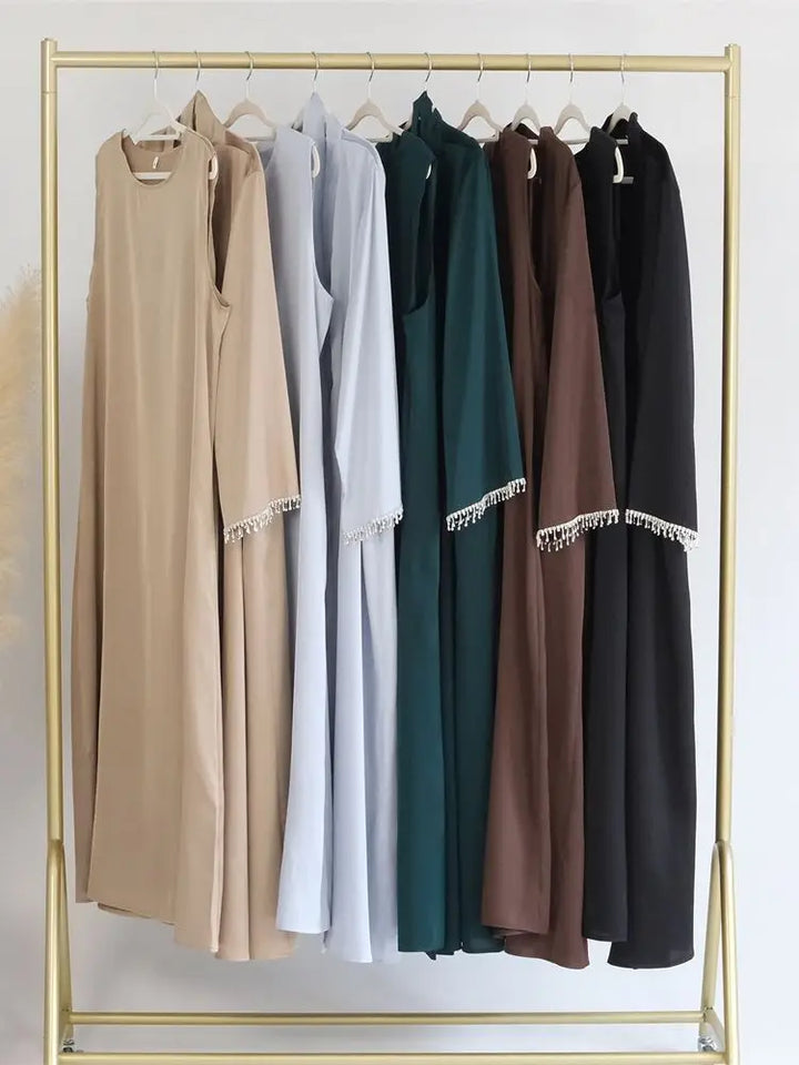 The Draped Kimono Abaya Set