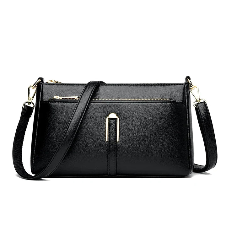 Women’s Solid Shoulder Crossbody Bag | حقيبة كتف نسائية عملية