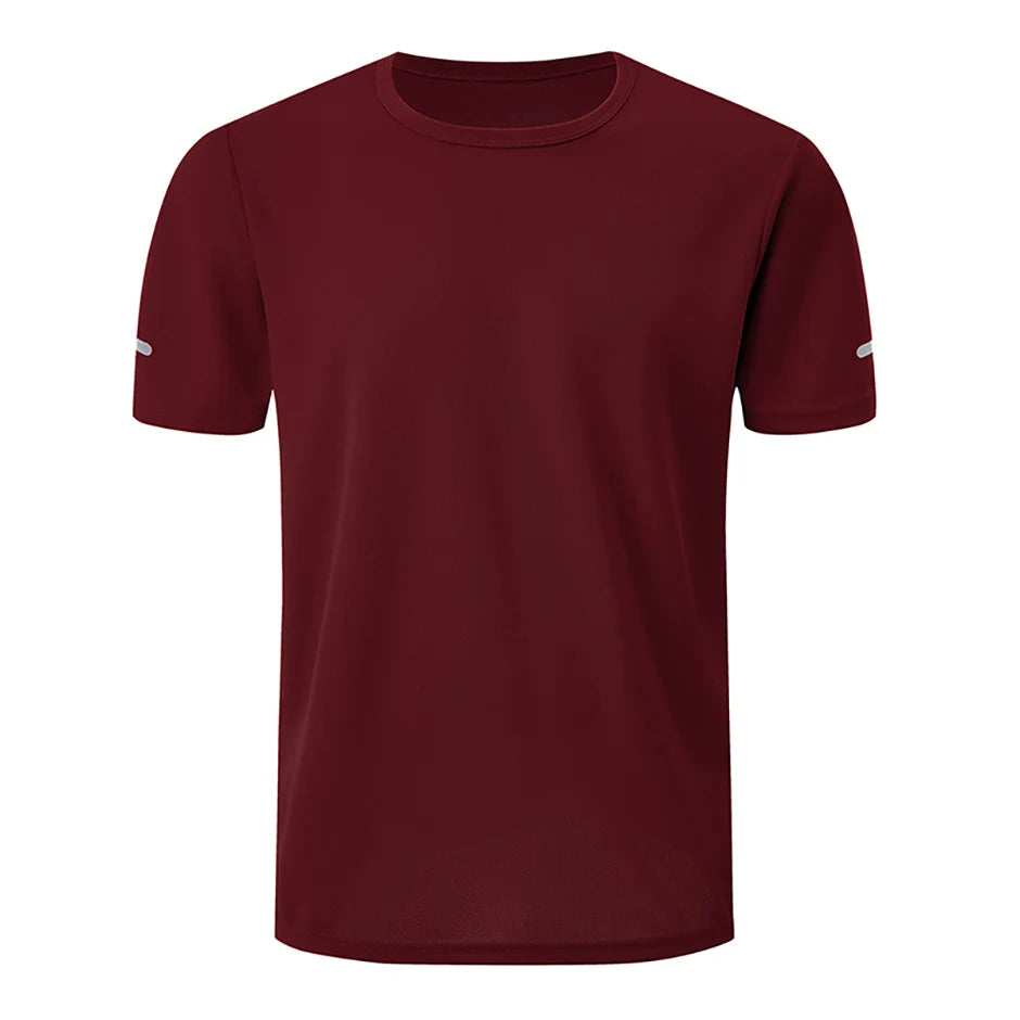 Men’s Printed Quick-Dry Sports T-Shirt 1/4 Pack | تيشيرت رياضي رجالي مطبوع فردي أو ٤ قطع