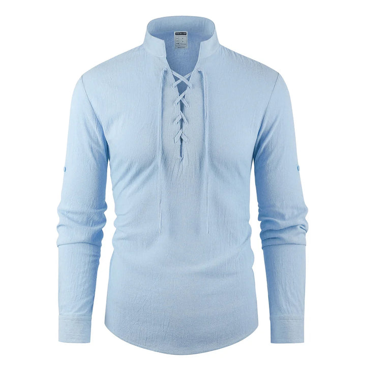 Men’s Cotton Linen Vintage Shirt | Relaxed Summer Style