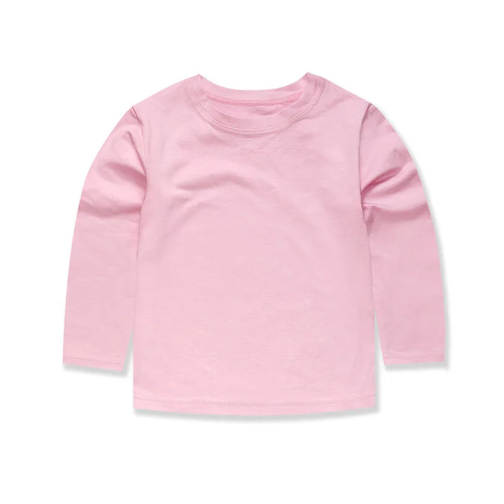 Kids’ Cotton Long Sleeve T-Shirt 2–14Y | تيشيرت أطفال قطني طويل الأكمام لعمر ٢–١٤ سنة