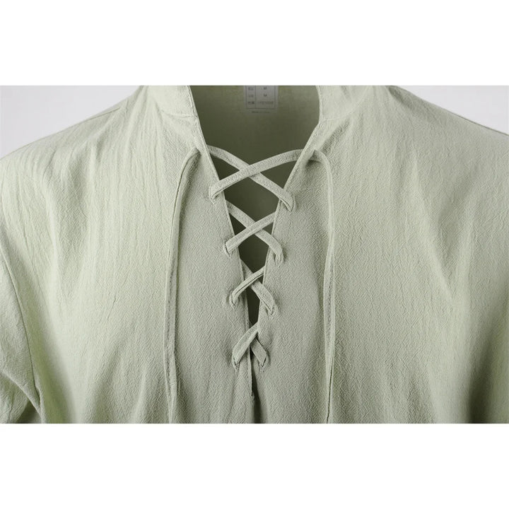 Men’s Cotton Linen Vintage Shirt | Relaxed Summer Style