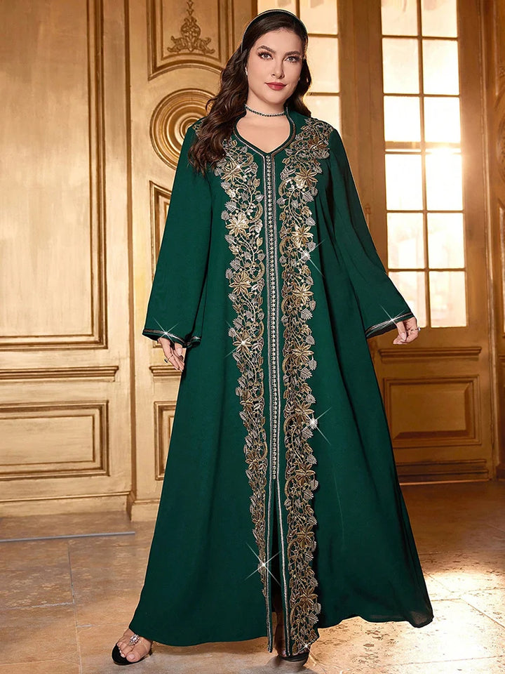 Women’s Dress | Embroidered Formal Maxi Design