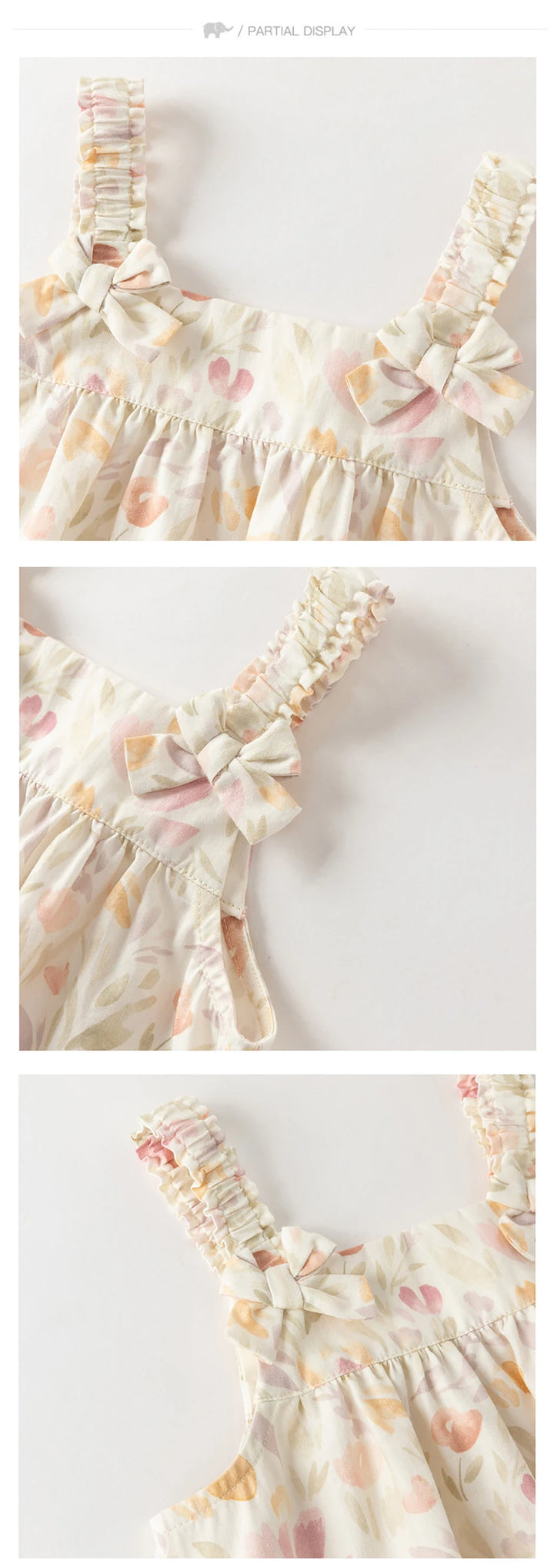 Girls Floral Sleeveless Summer Outfit Set