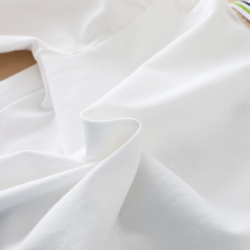 Boys’ Cotton Long Sleeve Polo Shirt 5–12Y | بولو أولاد قطني طويل الأكمام لعمر ٥–١٢ سنة