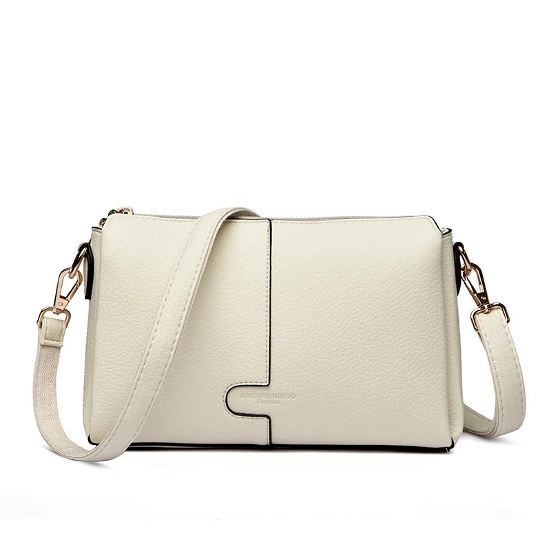 Women’s Soft Leather-Look Shoulder Bag | Elegant Summer Crossbody